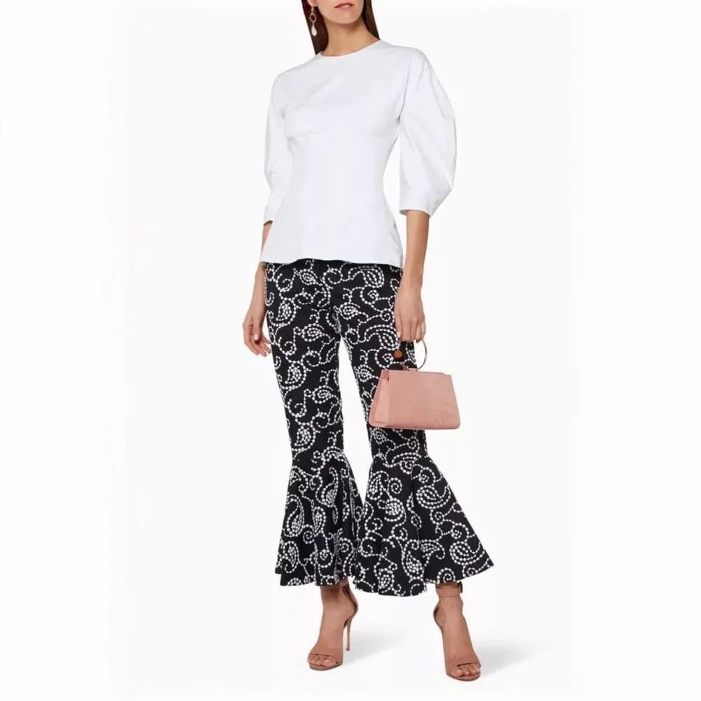 Alexis Elvira Cotton Embroidered Pants